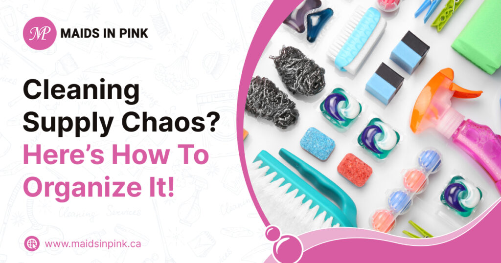 How to organize cleaning supplies