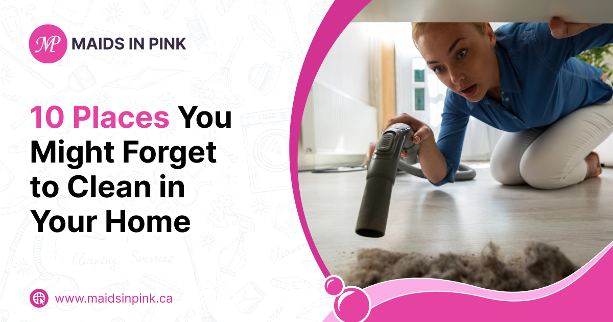 Overlooked cleaning spots